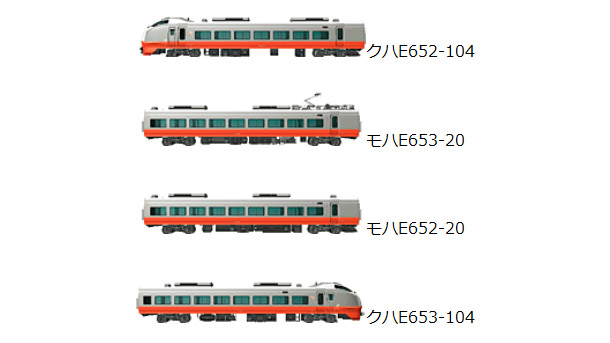 鉄道模型シミュレーター5 E653系付属編成