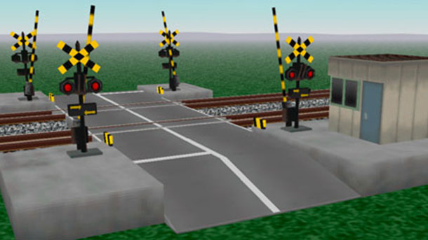 鉄道模型シミュレーター5 TOMIXトラムレール＆信号踏切セット