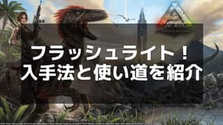 【ARK】フラッシュライトの使い方と装着方法 - 効率的な夜間探索ガイド